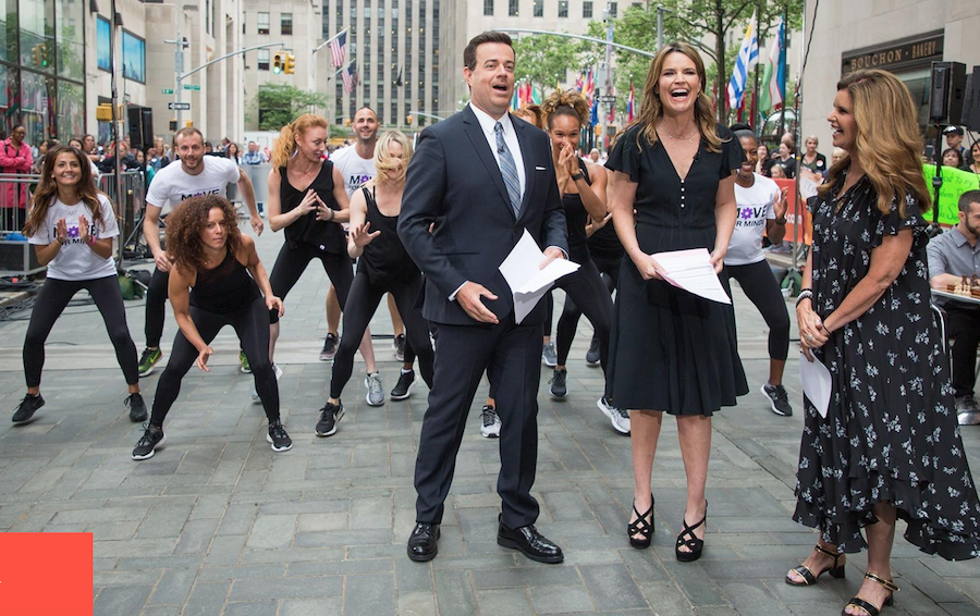 Maria Shriver, WAM and Equinox Kick Off Move for Minds on The Today Show