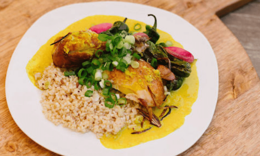 Coconut Lemongrass Chicken With Turmeric