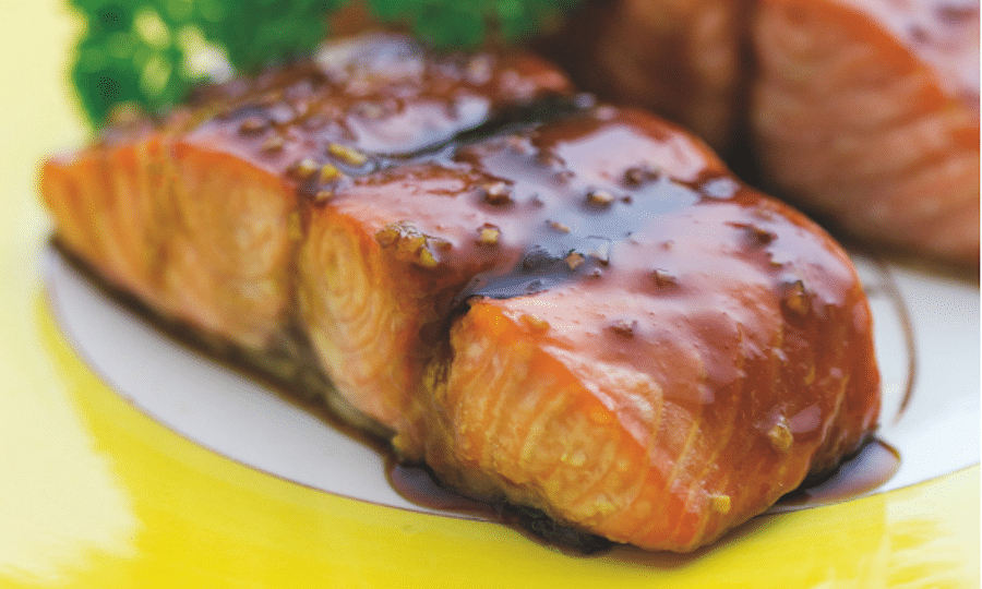 Chinese Glazed Salmon