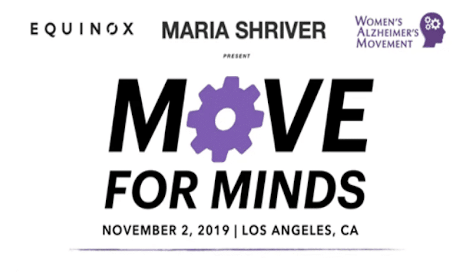 Maria Shriver, The Women’s Alzheimer’s Movement, And Equinox Fitness Clubs Announce Move For Minds 2019
