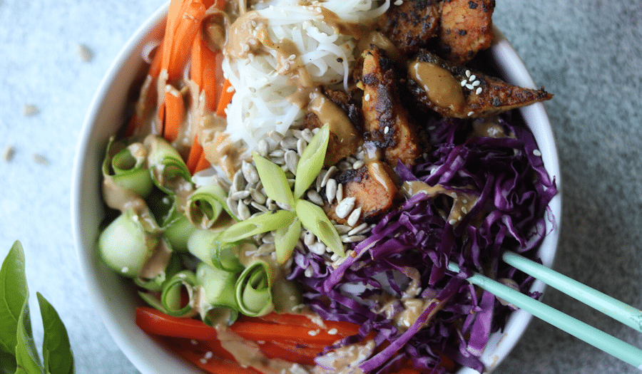 Sunflower Spring Roll Bowl