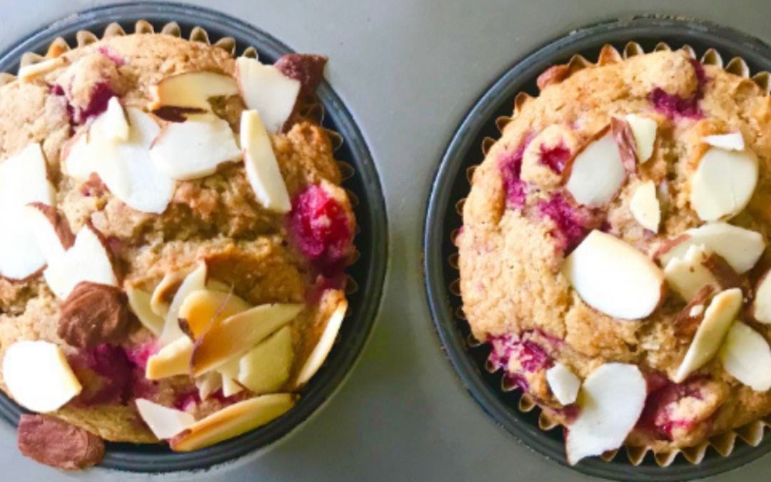 Cranberry Orange Almond Muffins