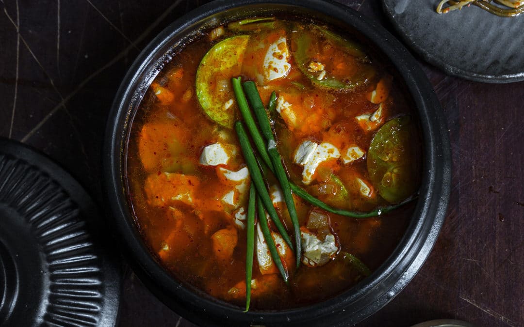 Silken Tofu Stew From ‘The Korean Vegan Cookbook’